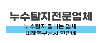 일산동구 누수탐지 전문 | 정밀 탐지부터 복구까지